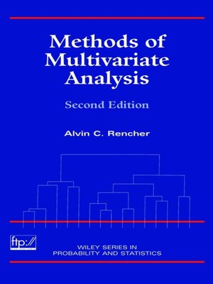 cover image of Methods of Multivariate Analysis